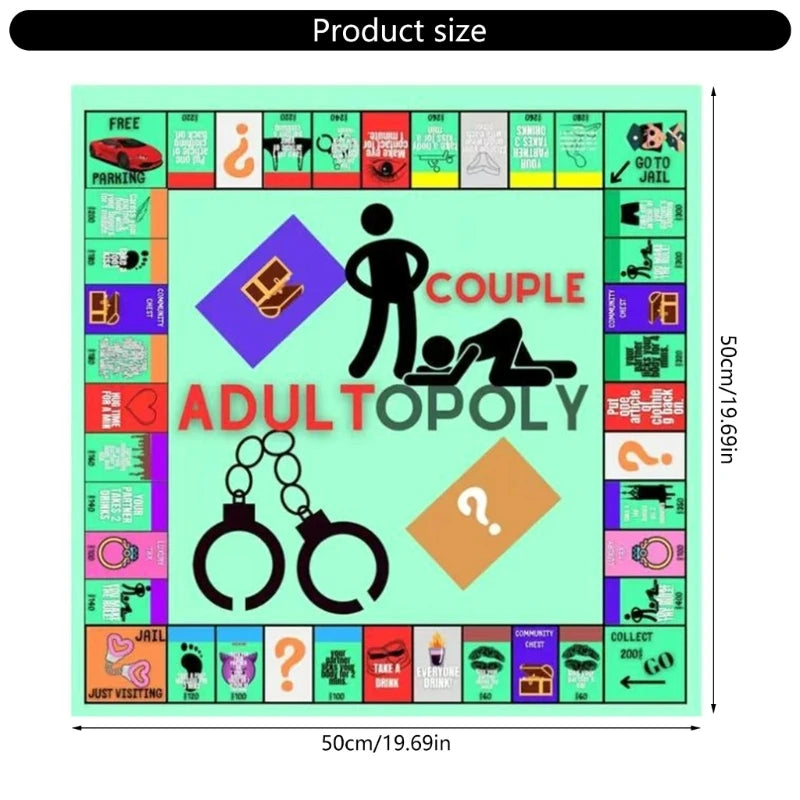 Intimate Couples Opoly Board Game
