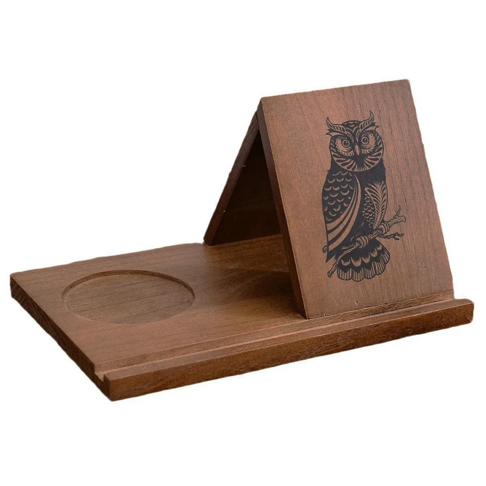 Wooden Mobile Holder for Book Lovers