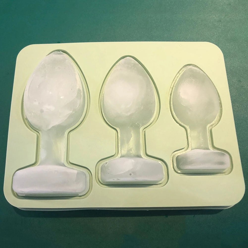 Silicone Butt Plug Prank Ice Cube Mold Tray
