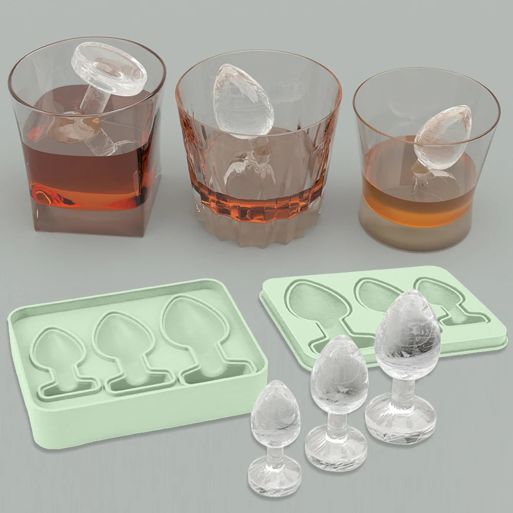 Silicone Butt Plug Prank Ice Cube Mold Tray