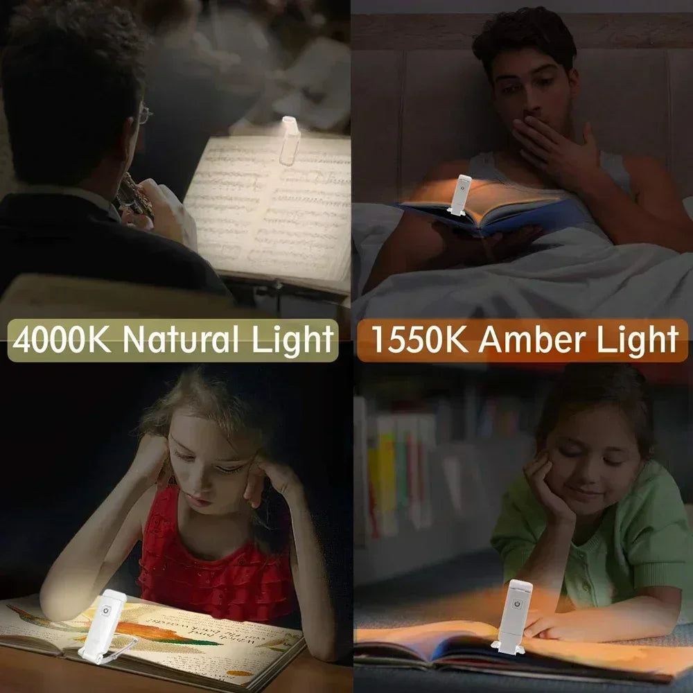 USB Rechargeable Folding Book Light