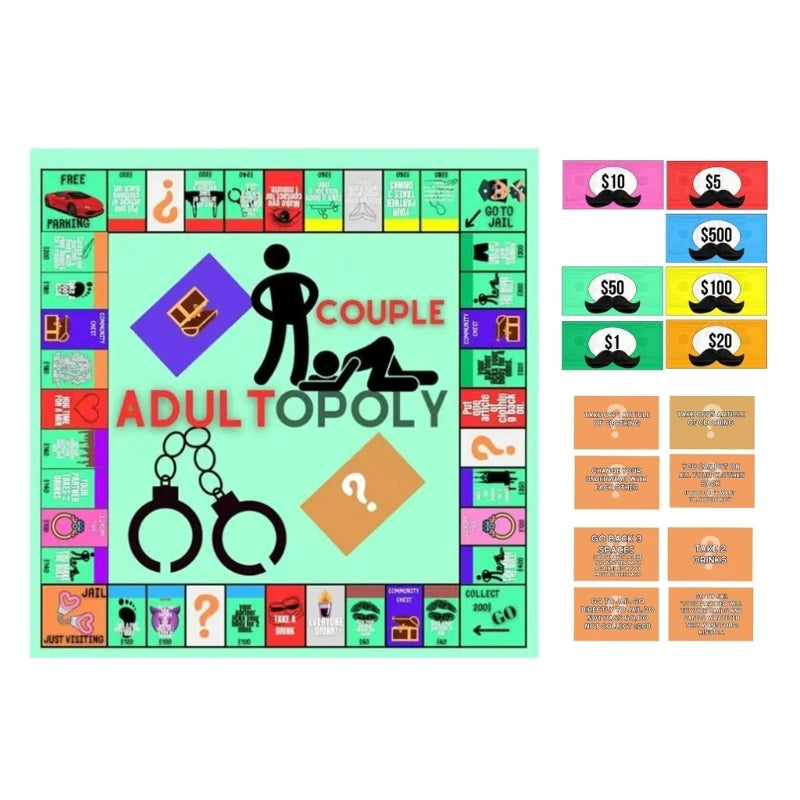 Intimate Couples Opoly Board Game