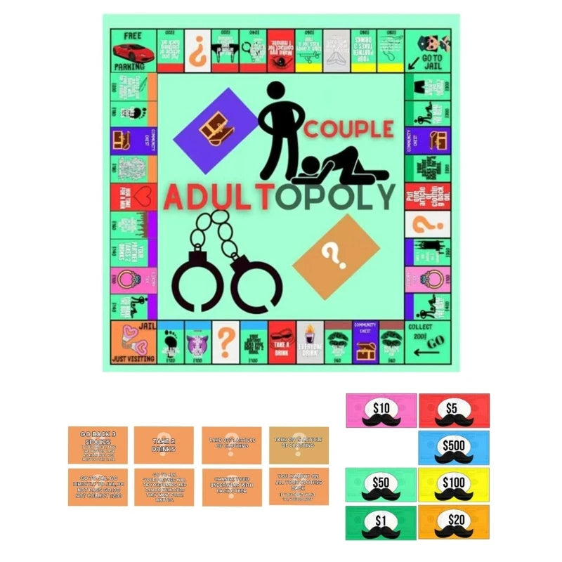 Intimate Couples Opoly Board Game