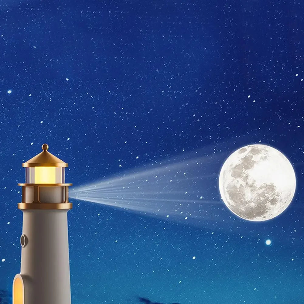 Lighthouse Lunar LED Projection Lamp