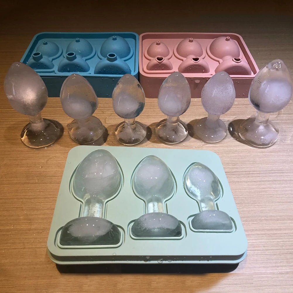 Silicone Butt Plug Prank Ice Cube Mold Tray