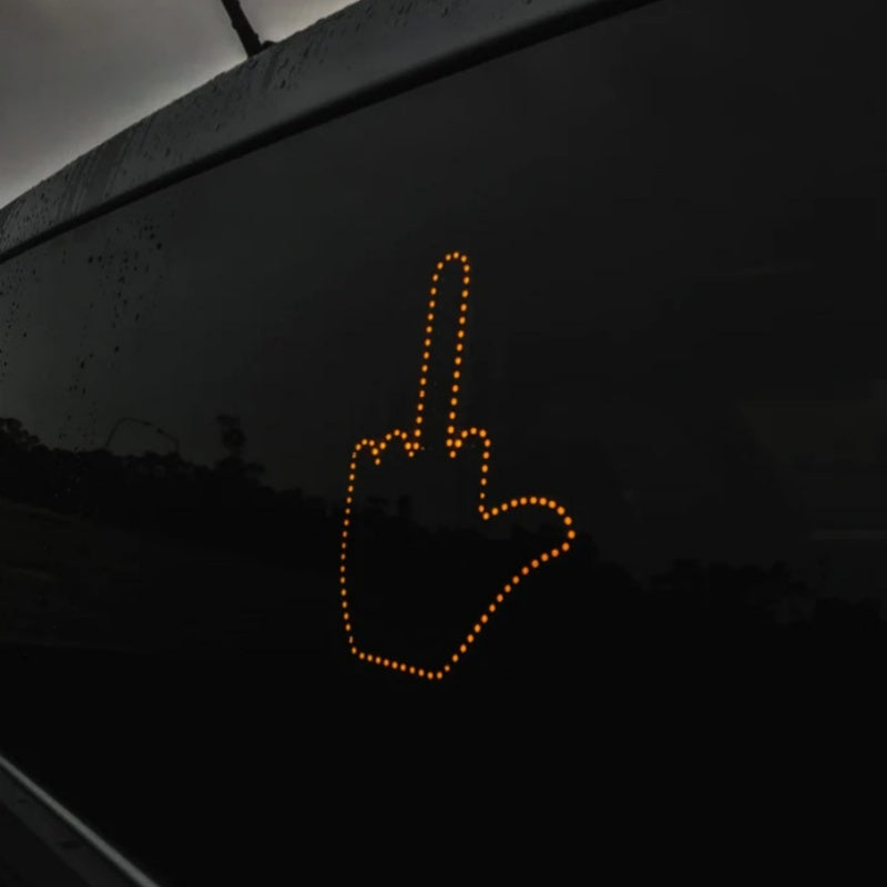 LED Car Finger Sign