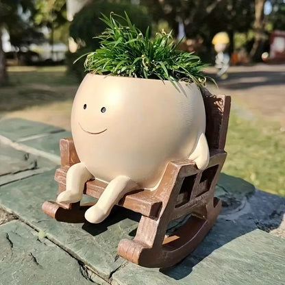 Smiley Flower Pot