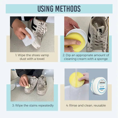 Reusable White Shoe Cleanning Cream