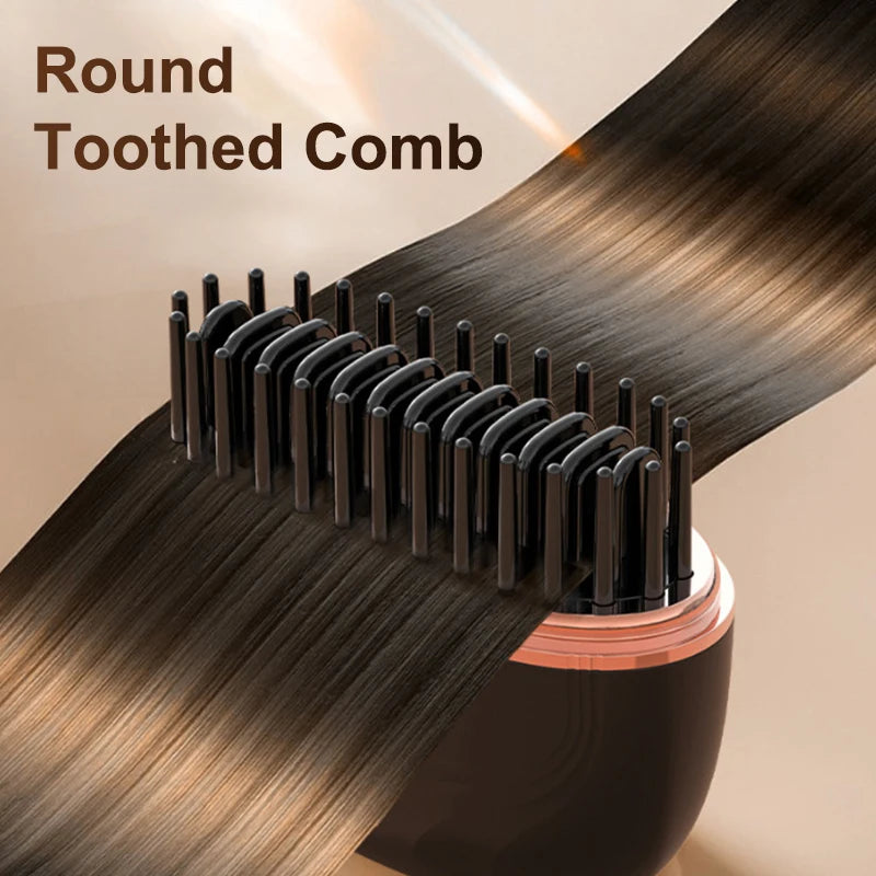 Portable Hair Straightener Brush
