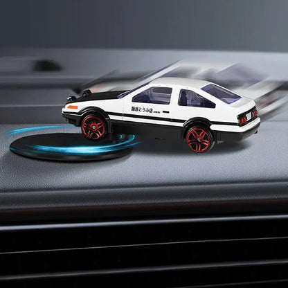 Rotating AE86 Drift Car Dashboard Ornament