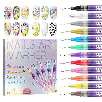Nail Art Drawing Pens
