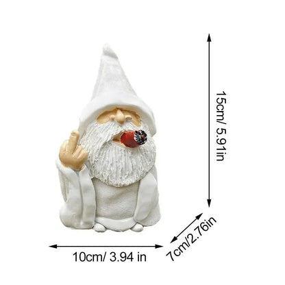 Smoking Middle Finger Gnome