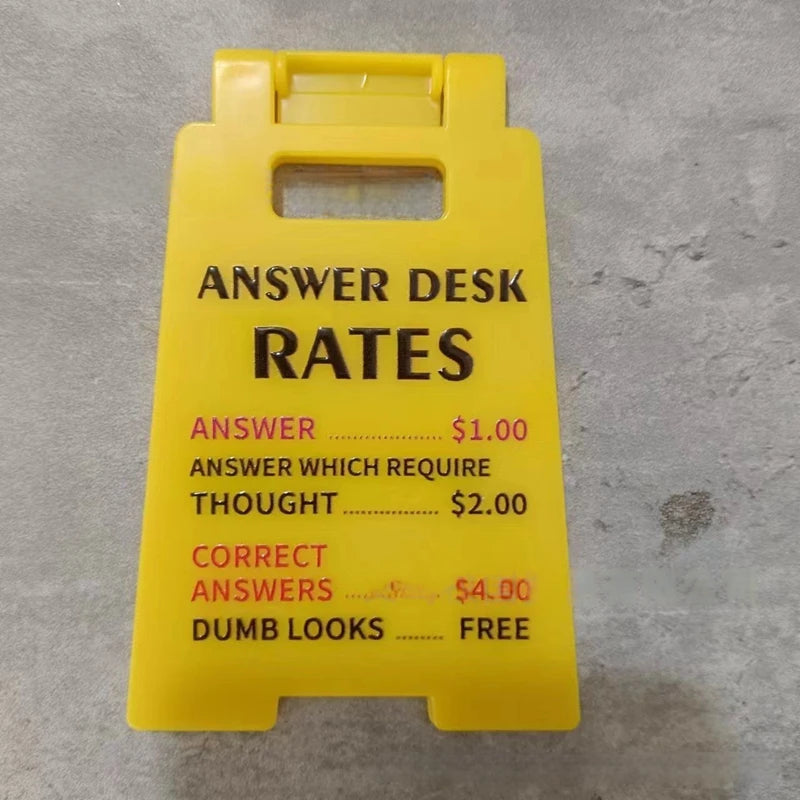 Hold On Partner I'm Overstimulated Desk Sign