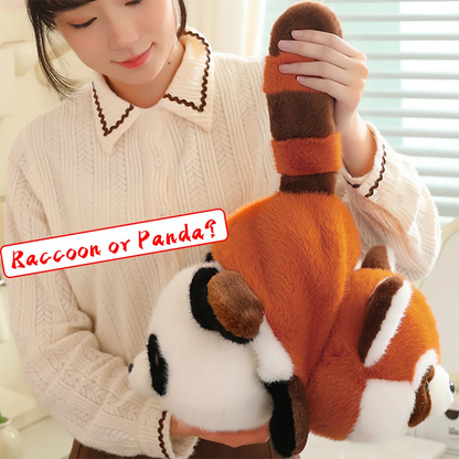 Double-Sided Flip Panda Plush 2-in-1 Toy Pillow