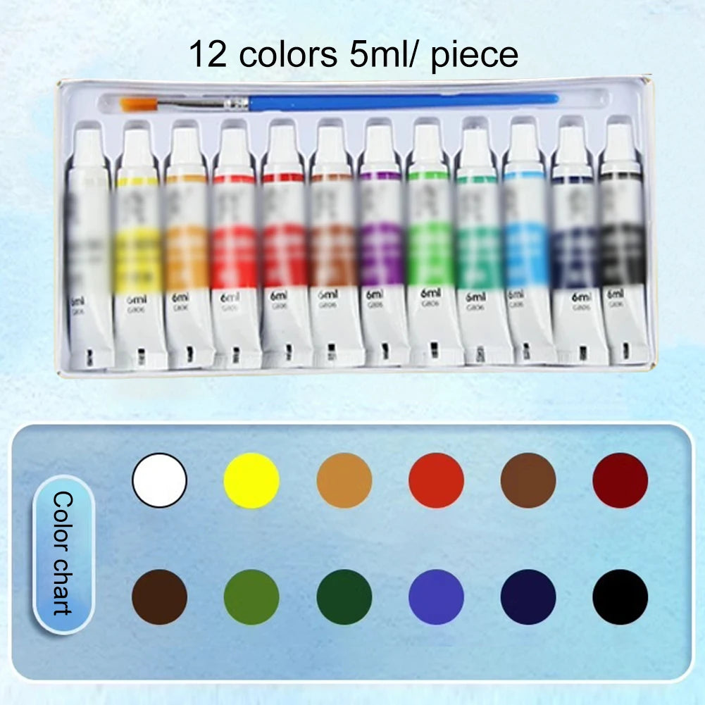 Travel Watercolor Paint Palette Kit