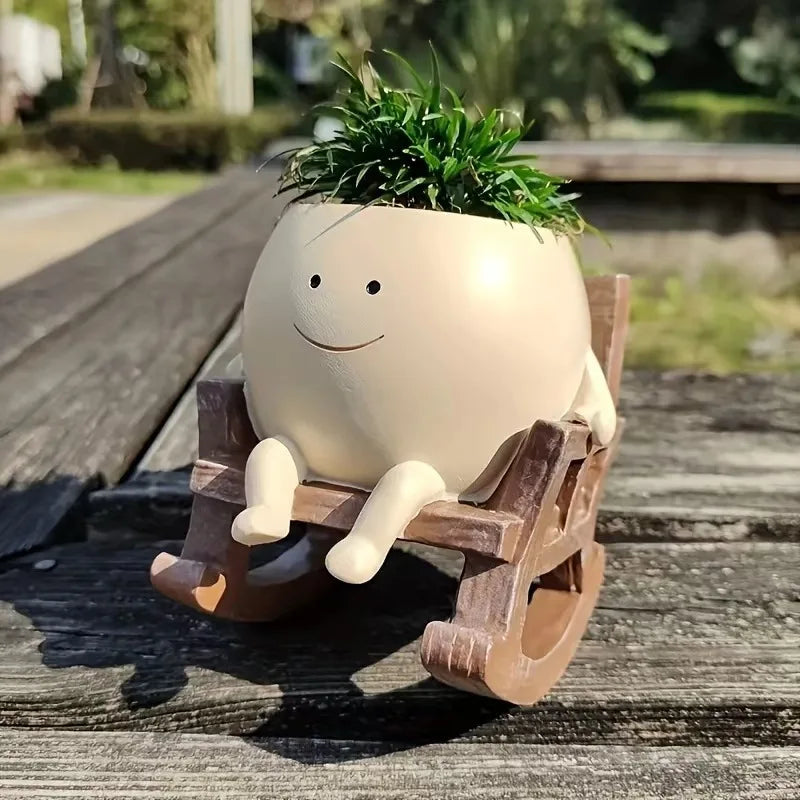 Smiley Flower Pot