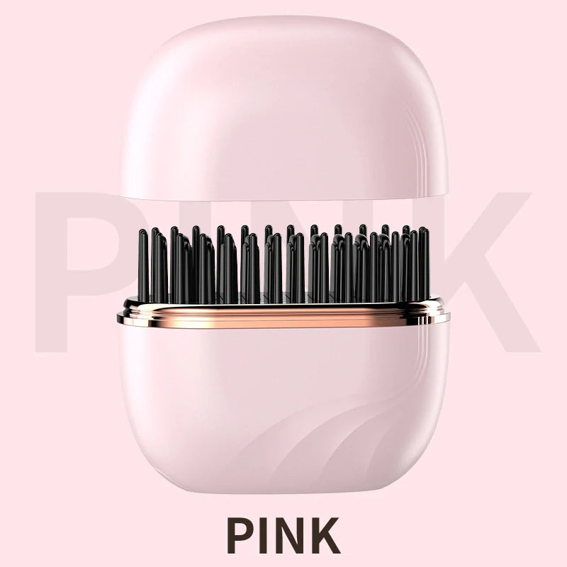 Portable Hair Straightener Brush