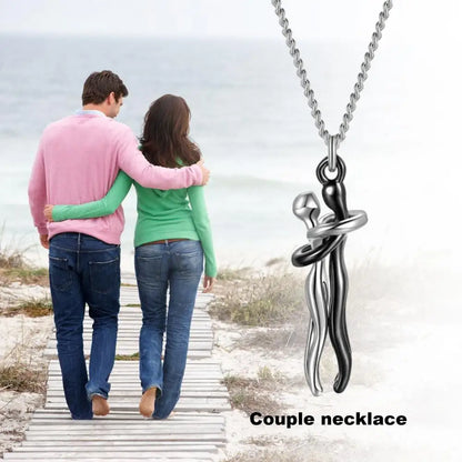 Couple's Hug Necklace