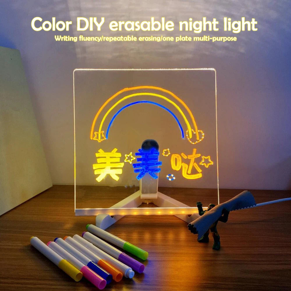 LED Note Board with Night Light