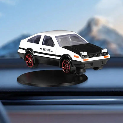 Rotating AE86 Drift Car Dashboard Ornament