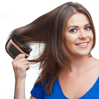 Portable Hair Straightener Brush