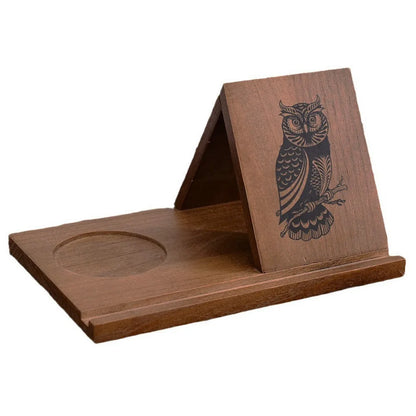 Wooden Mobile Holder for Book Lovers