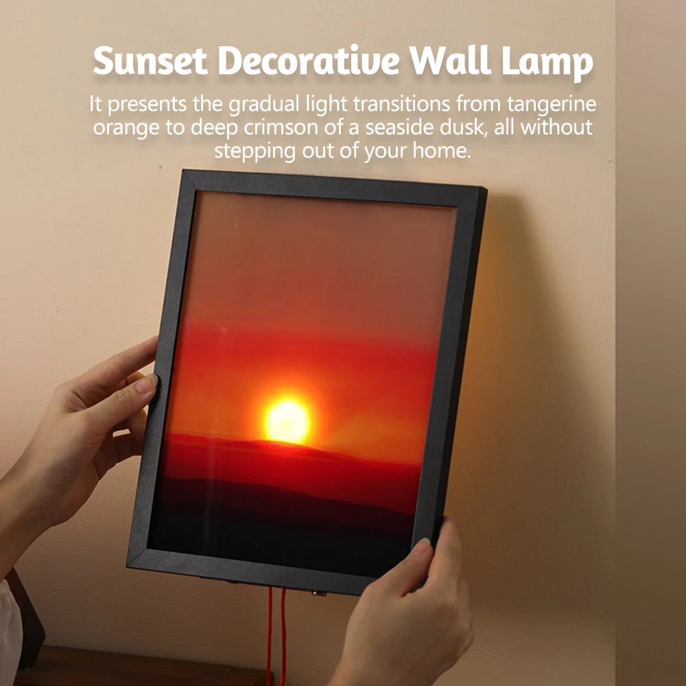 Creative Sunrise and Sunset Night Light