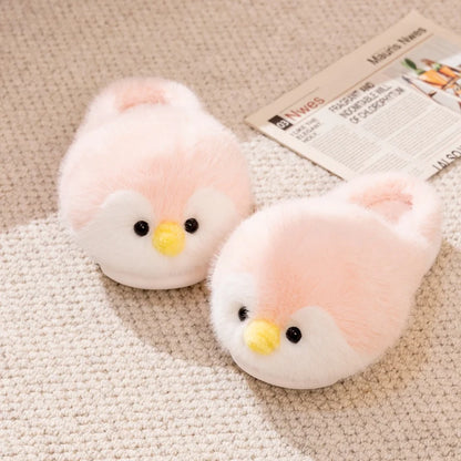 Cute Penguin Home Winter Cotton Slippers