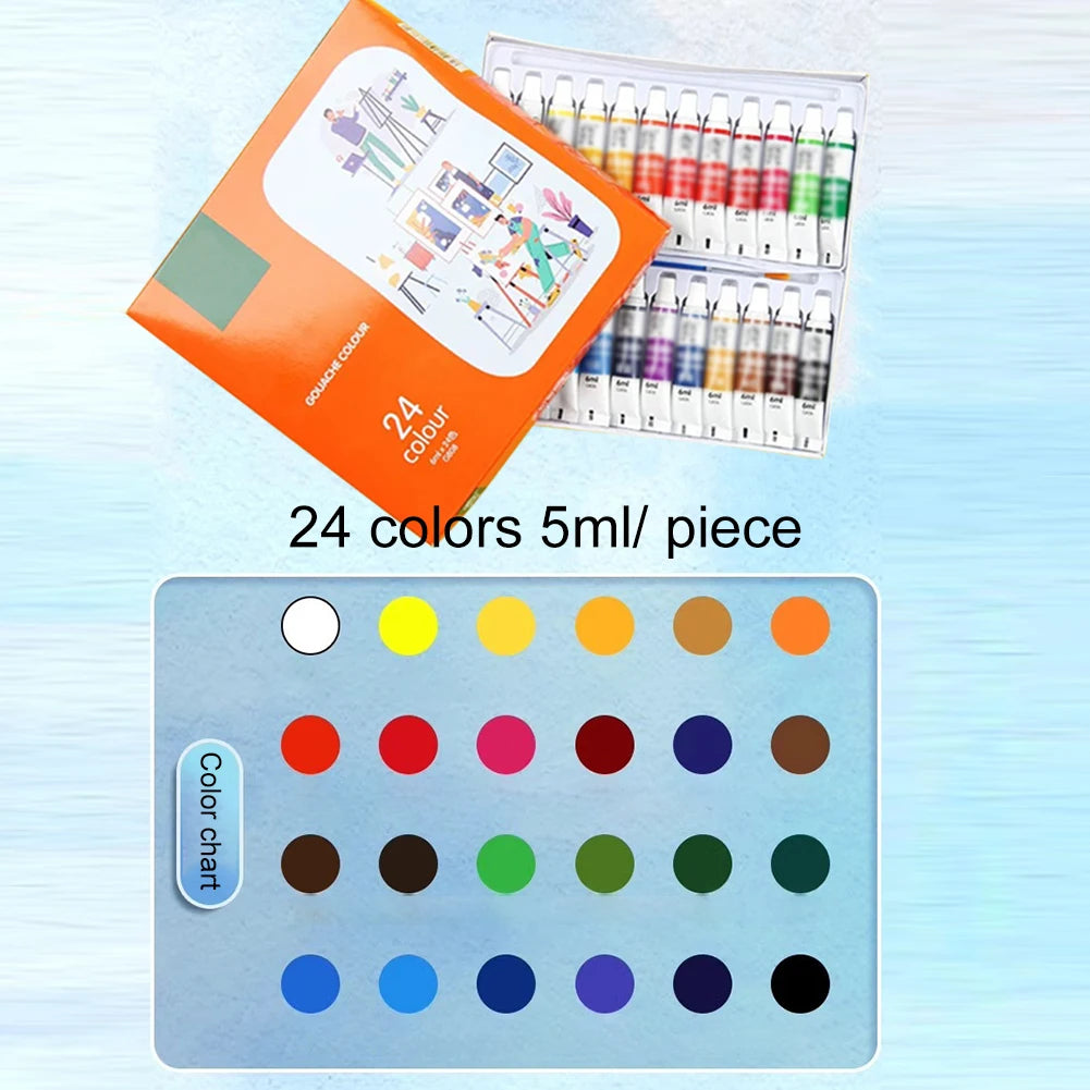 Travel Watercolor Paint Palette Kit