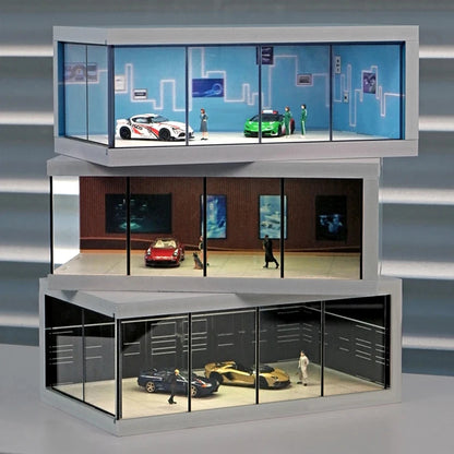 Model Car Showroom Diorama