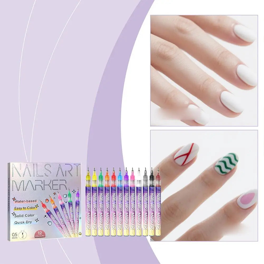 Nail Art Drawing Pens