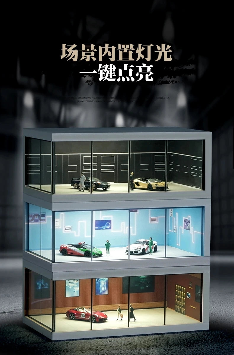 Model Car Showroom Diorama