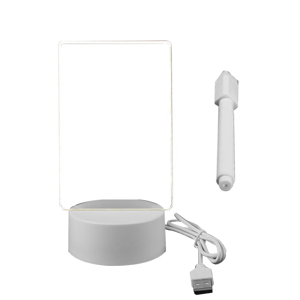 Creative Led Night Light Note Board