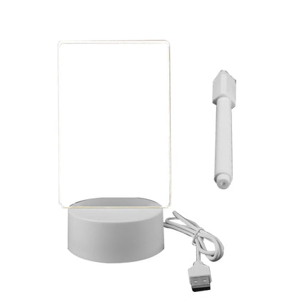 Creative Led Night Light Note Board