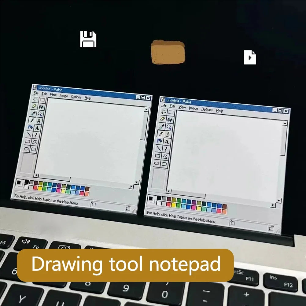 Vintage Computer Drawing Board Notepad