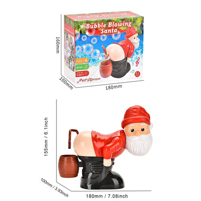 Santa Fart Bubble Blower with Music & Lights