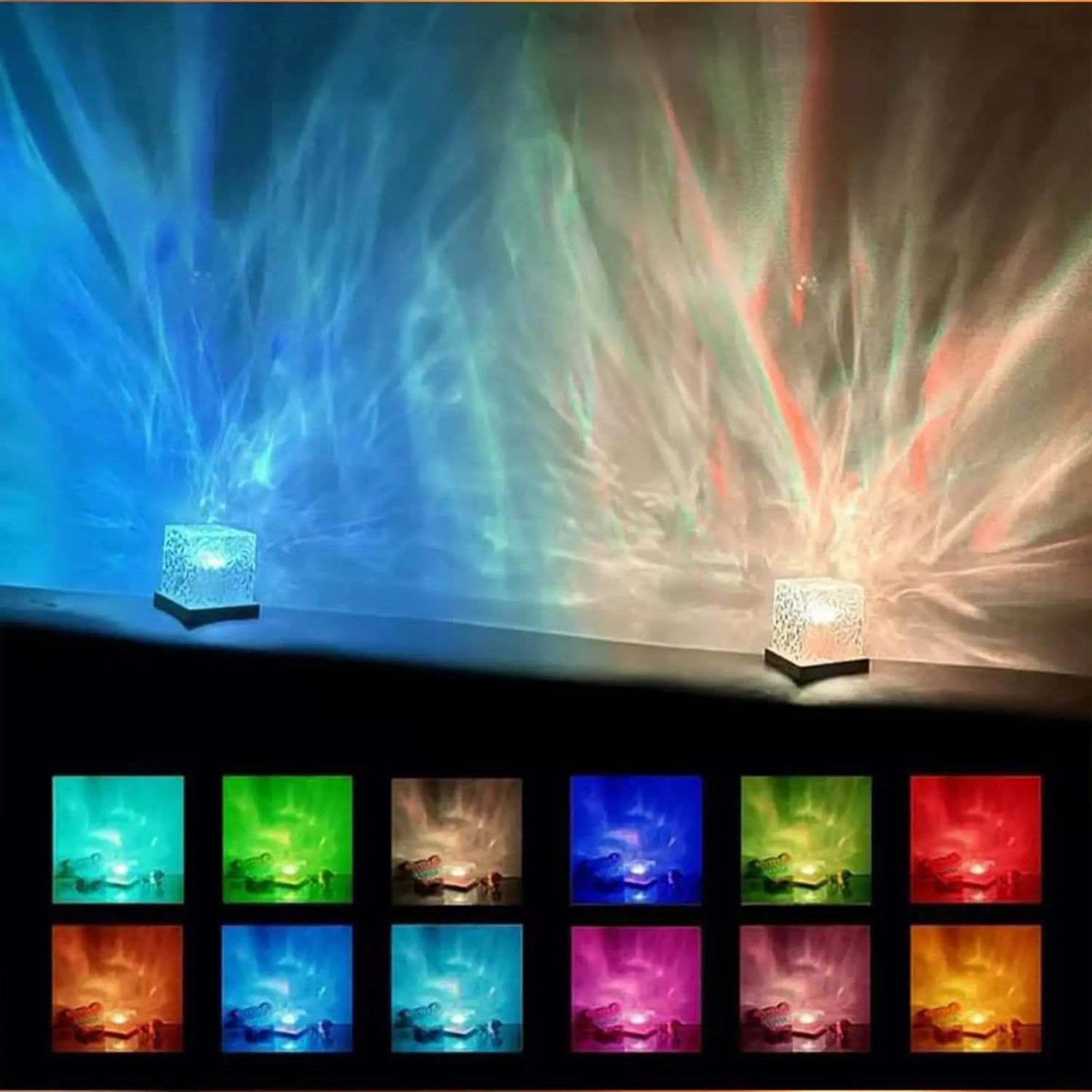 Ocean Wave Projector 16 Colors Lamp