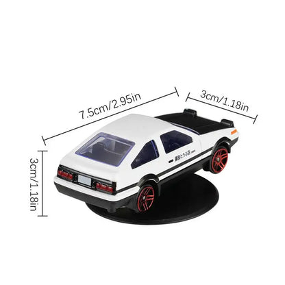 Rotating AE86 Drift Car Dashboard Ornament