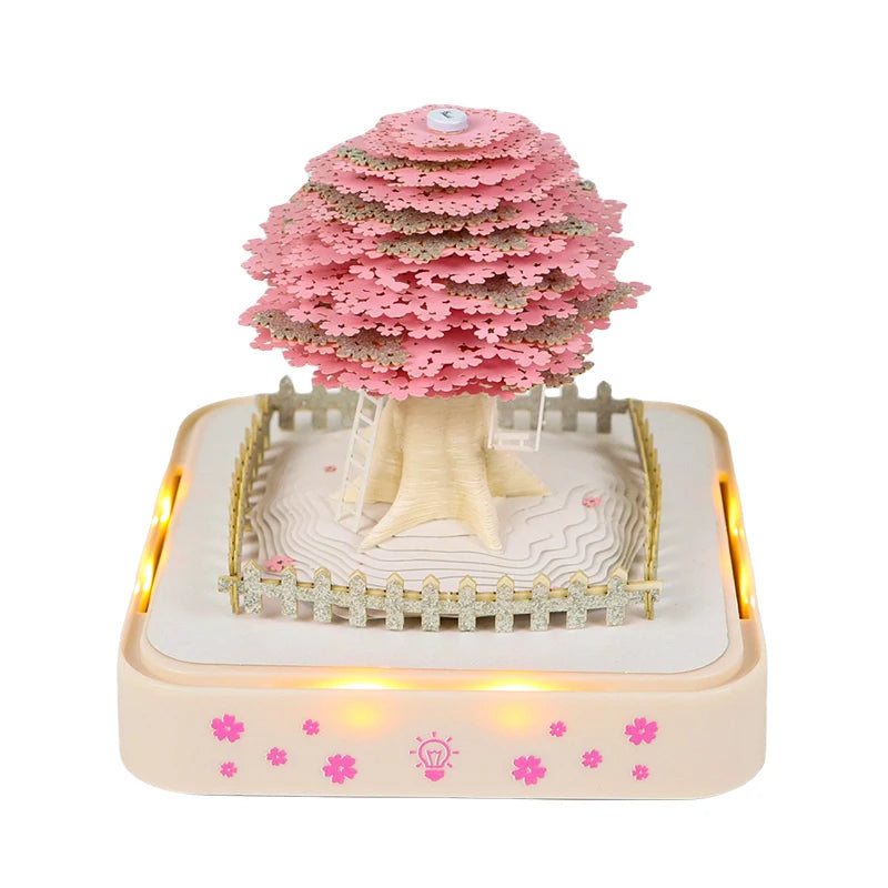3D Notepad Sakura Treehouse 3D Calendar 2026