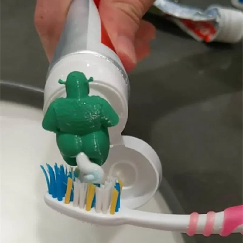 Shrek Pooping Toothpaste Topper Squeezer