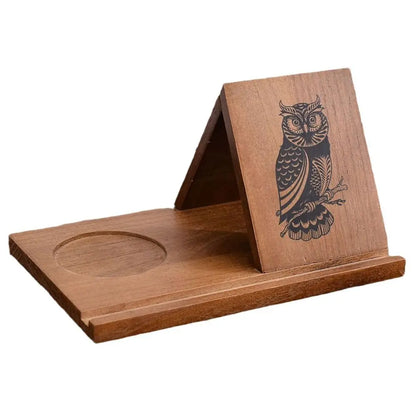 Wooden Mobile Holder for Book Lovers