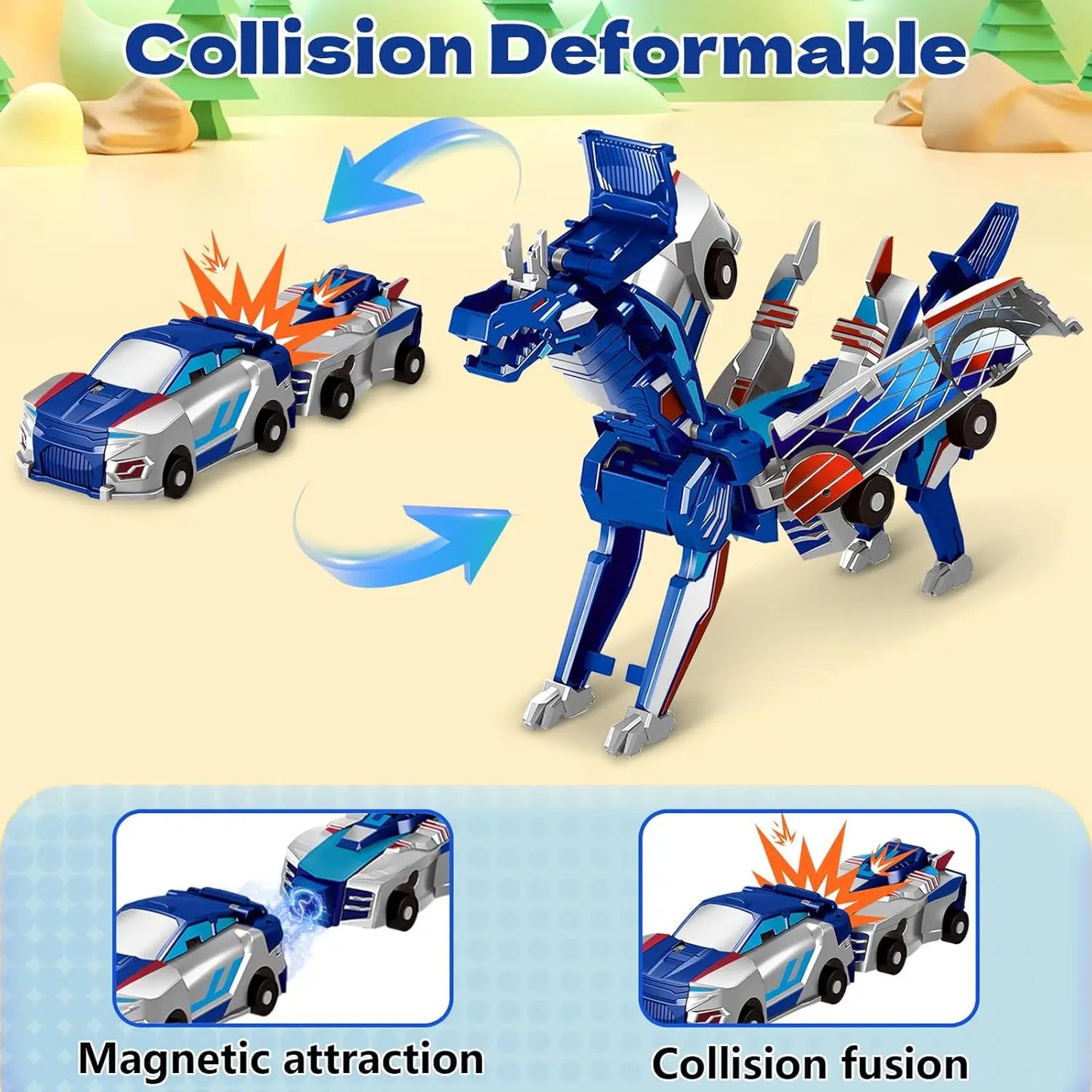 Transforming Dinosaur Car Toy