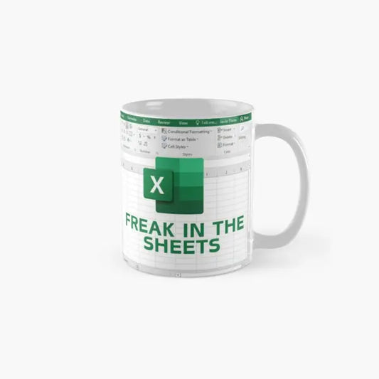Freak In The Sheets Excel Mug