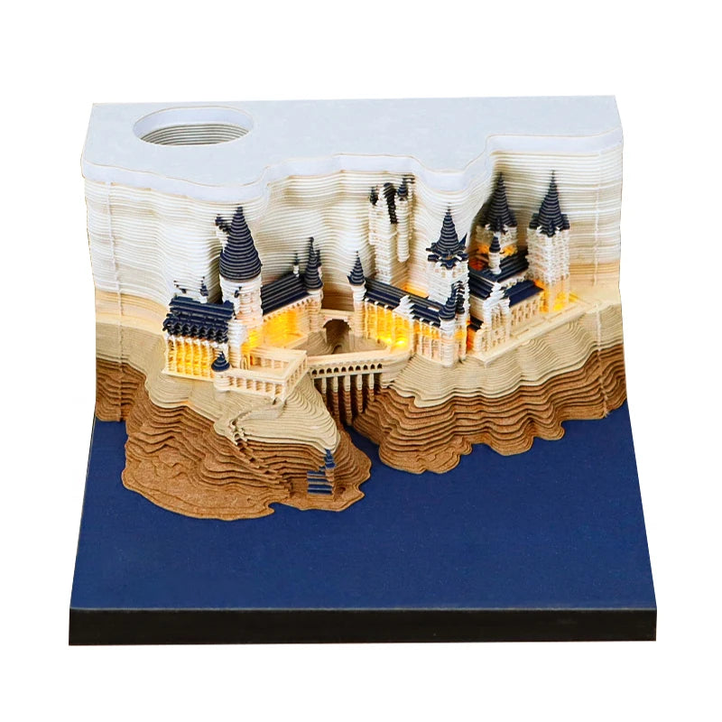 3D Notepad Sakura Treehouse 3D Calendar 2026