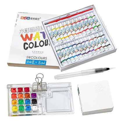 Travel Watercolor Paint Palette Kit