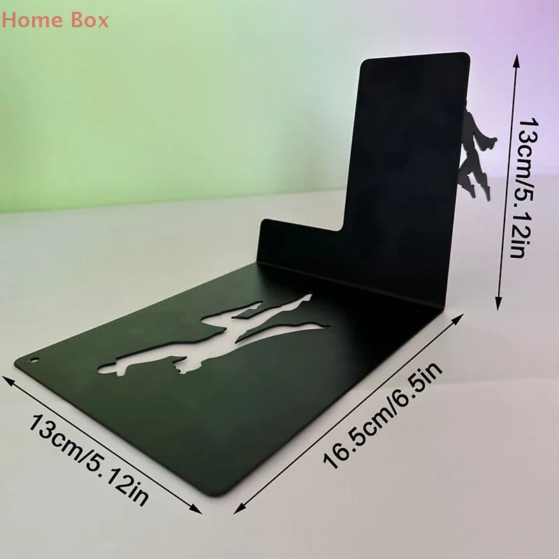 Creative Super Hero Bookshelf Figurines Metal Book