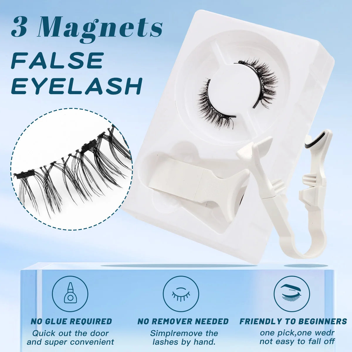 Magnetic Reusable Eyelashes