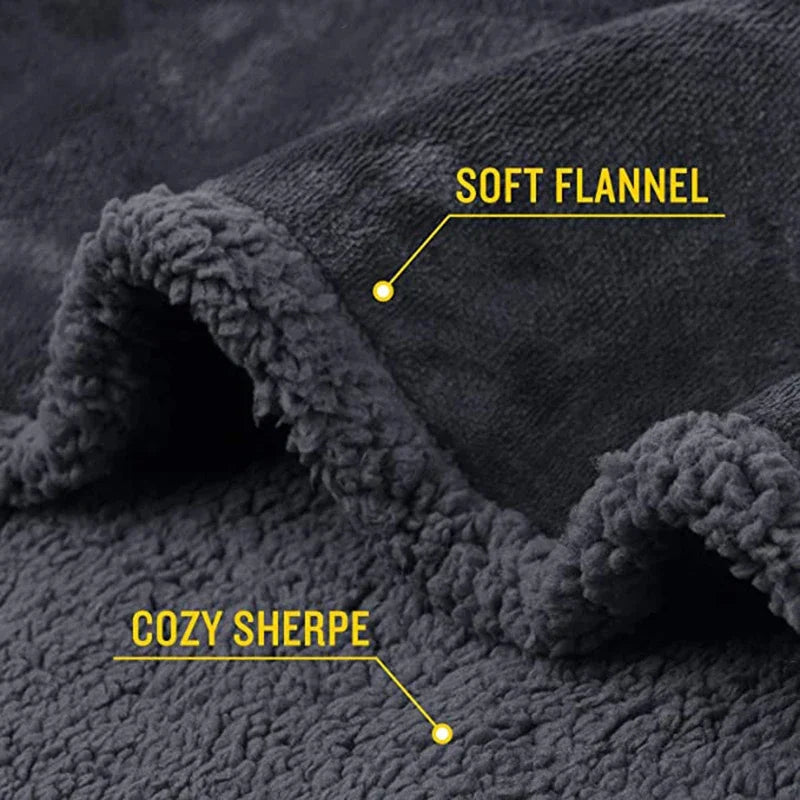 Waterproof Winter Warm Oversized Blanket for Couples