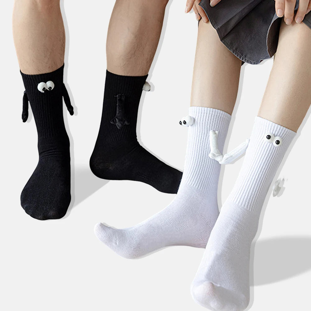 Magnetic Holding Hands Socks