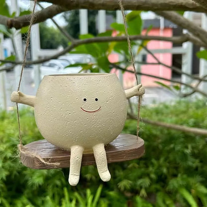 Smiley Flower Pot